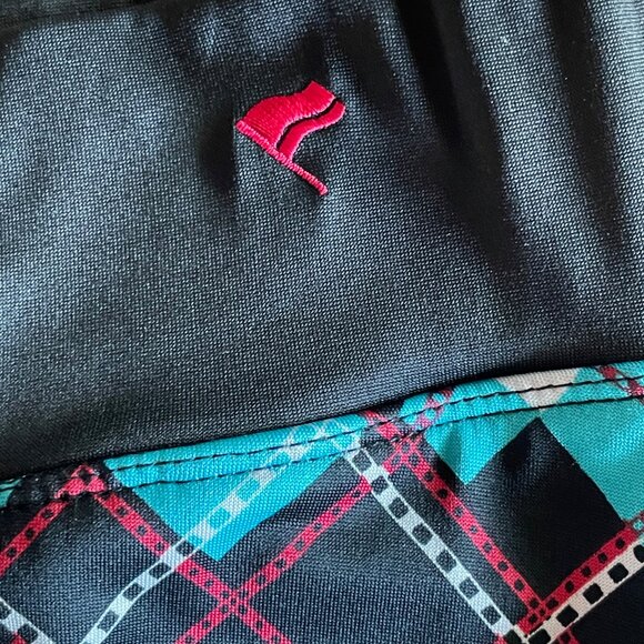 Golf America Skort, size Medium, Teal, black, red, white golf skort‎ - Picture 3 of 6